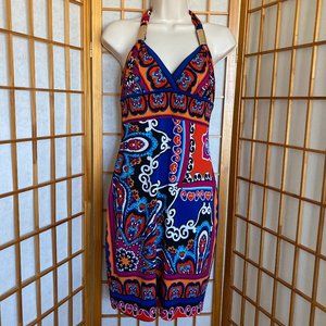 CACHÉ | Halter Lined Sundress | Size 4